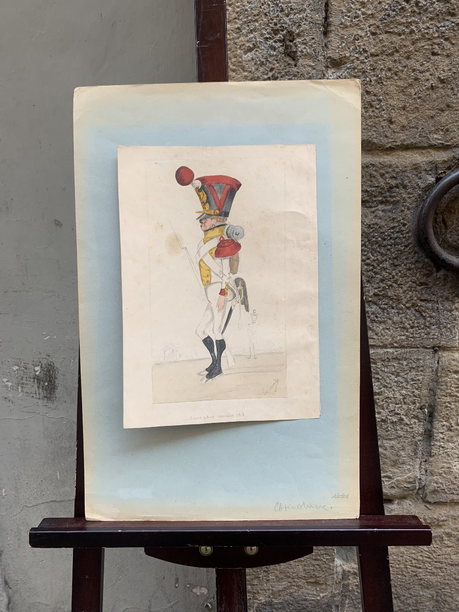 Granatiere della Légion du Nord, 1818 – caricatura militare  -photo-3
