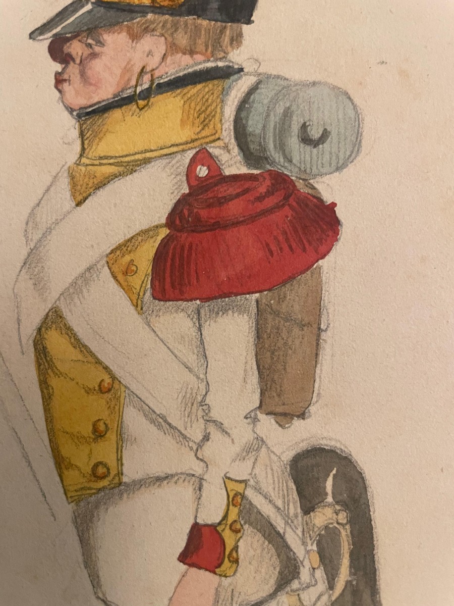 Granatiere della Légion du Nord, 1818 – caricatura militare  -photo-1