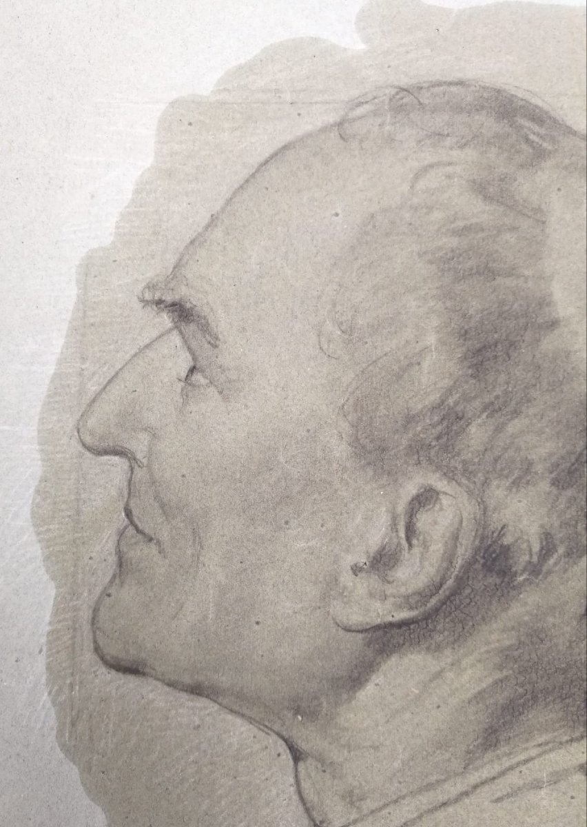 Bozzetto di studio per la testa di un santo – Enrico Reffo (Torino, 1831 – 1917) -photo-3