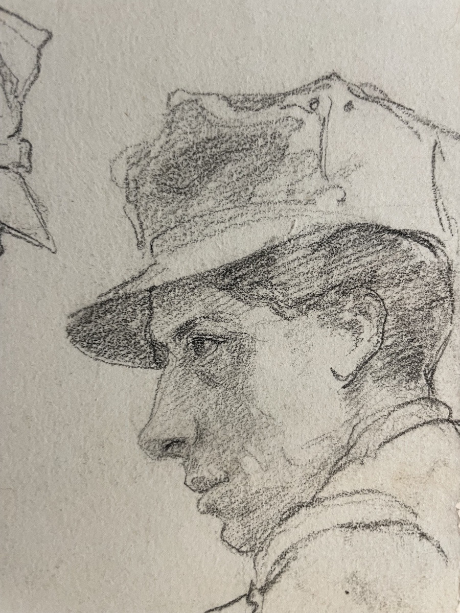 Accampamento del 70° Reggimento nei pressi di Firenze, 9 giugno 1912 – disegno di Aug.  Gardell-photo-4