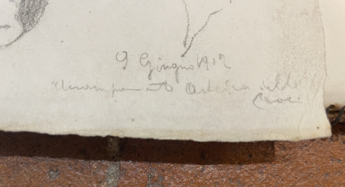 Accampamento del 70° Reggimento nei pressi di Firenze, 9 giugno 1912 – disegno di Aug.  Gardell-photo-2