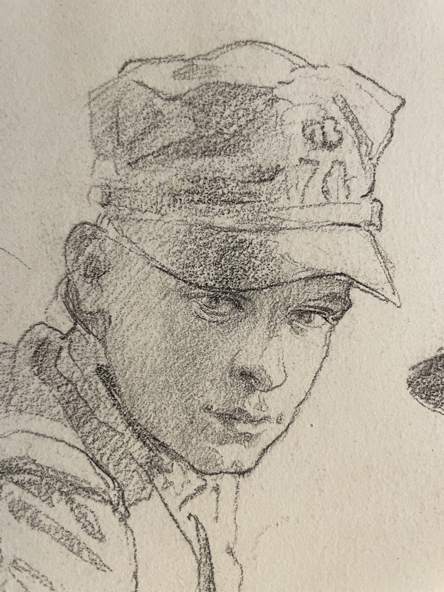 Accampamento del 70° Reggimento nei pressi di Firenze, 9 giugno 1912 – disegno di Aug.  Gardell-photo-7