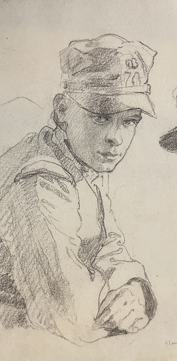 Accampamento del 70° Reggimento nei pressi di Firenze, 9 giugno 1912 – disegno di Aug.  Gardell-photo-8