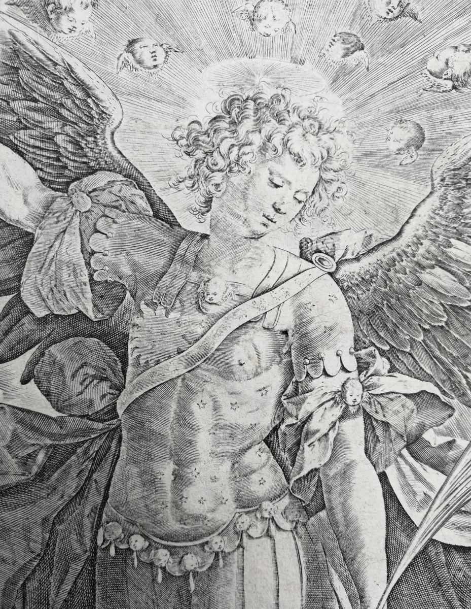 San Michele Arcangelo che sconfigge il drago Disegno di Maarten de Vos (Anversa, 1532 – 1603)-photo-2