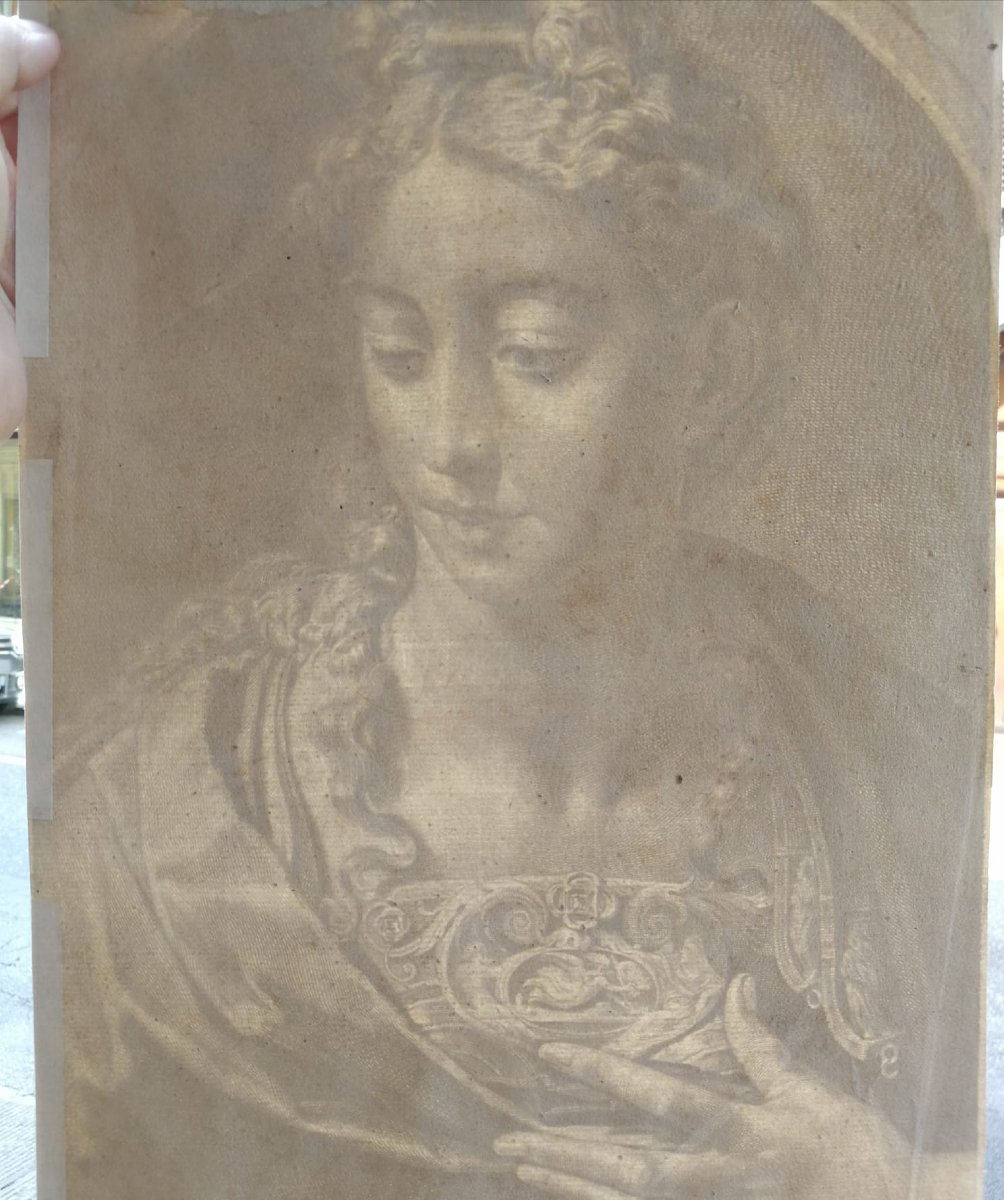 Minerva/Atena da Parmigianino – Incisione di Cornelis Visscher, Cabinet Reynst, XVII–XVIII sec.-photo-4