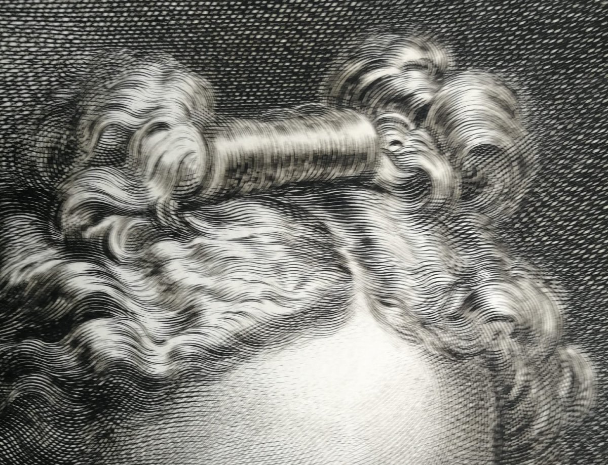 Minerva/Atena da Parmigianino – Incisione di Cornelis Visscher, Cabinet Reynst, XVII–XVIII sec.-photo-1