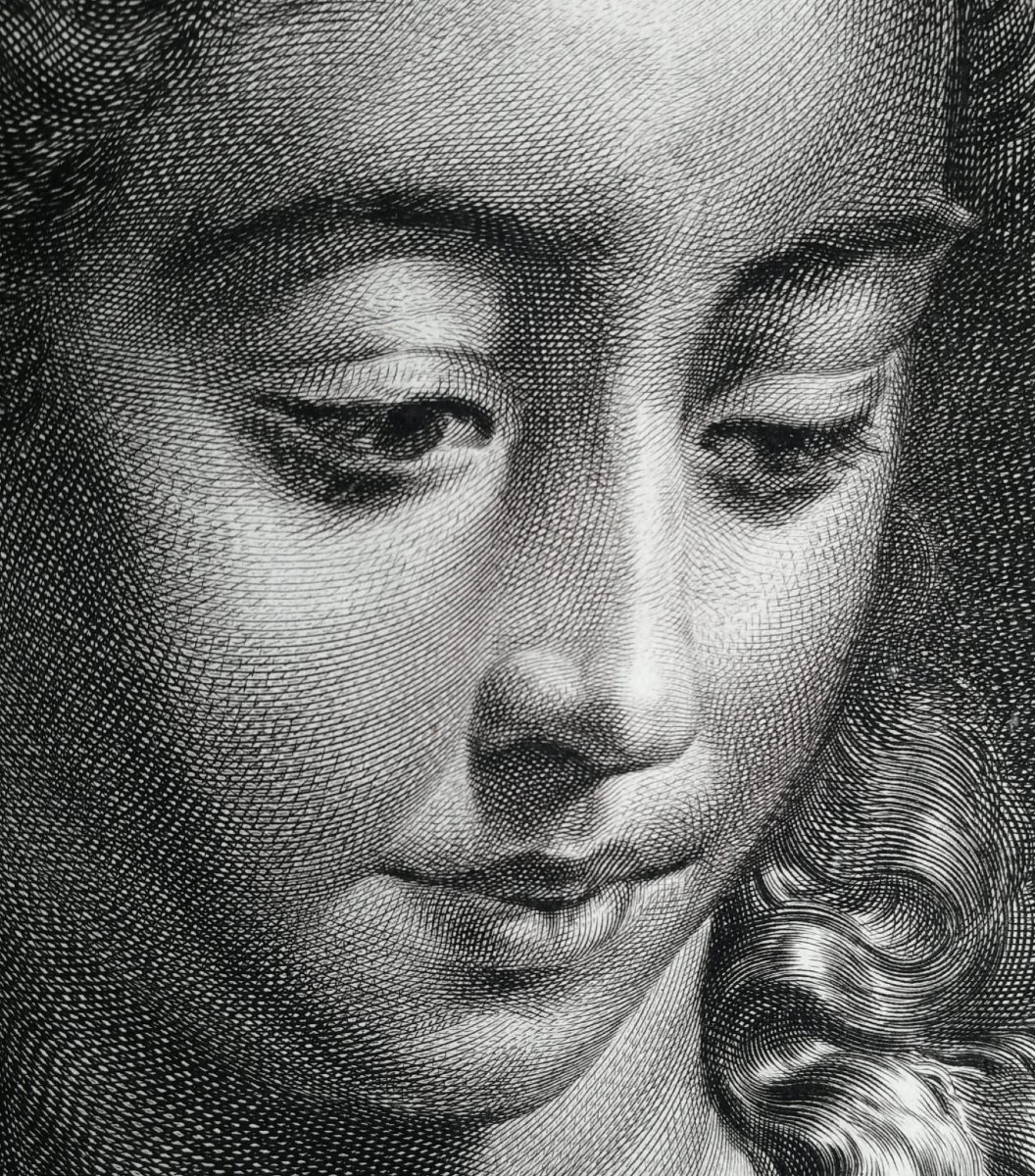 Minerva/Atena da Parmigianino – Incisione di Cornelis Visscher, Cabinet Reynst, XVII–XVIII sec.-photo-3