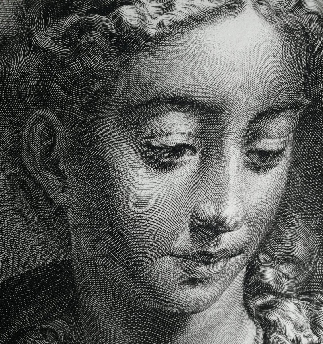 Minerva/Atena da Parmigianino – Incisione di Cornelis Visscher, Cabinet Reynst, XVII–XVIII sec.-photo-7