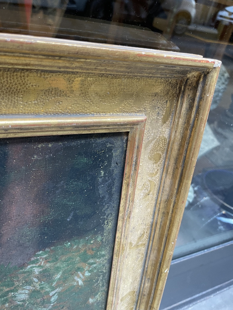 Ernest Rouart (1874–1942), Bambina con cane. Pittore impressionista della cerchia Degas-Manet-photo-3