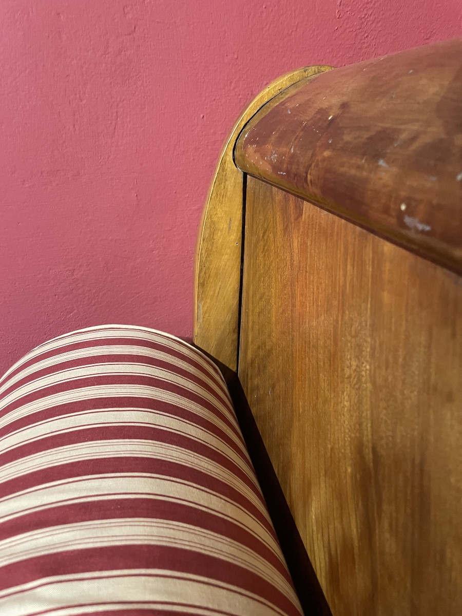 Letto a barca Impero francese con teste di cigno, 1ma metà del XIX secolo  -photo-7