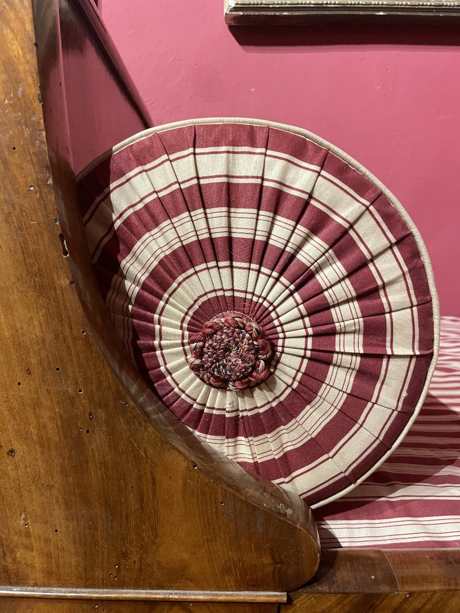 Letto a barca Impero francese con teste di cigno, 1ma metà del XIX secolo  -photo-8