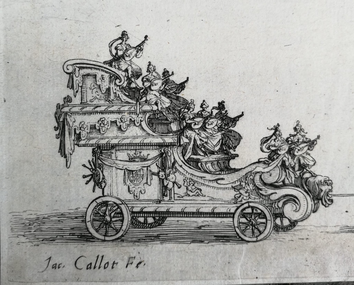 Jacques Callot, Entrata del Principe di Pfaltzbourg, spettacolo di corte a Nancy, 1627 -photo-3