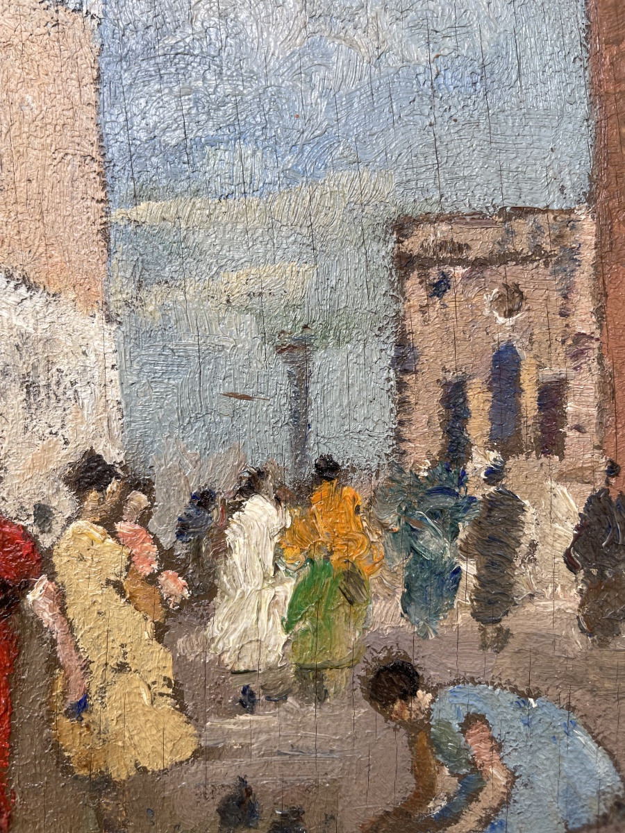 Ermo Zago (Bovolone, 1880 – Milano, 1942). Veduta del Palazzo Ducale a Venezia, anni 1920-photo-6