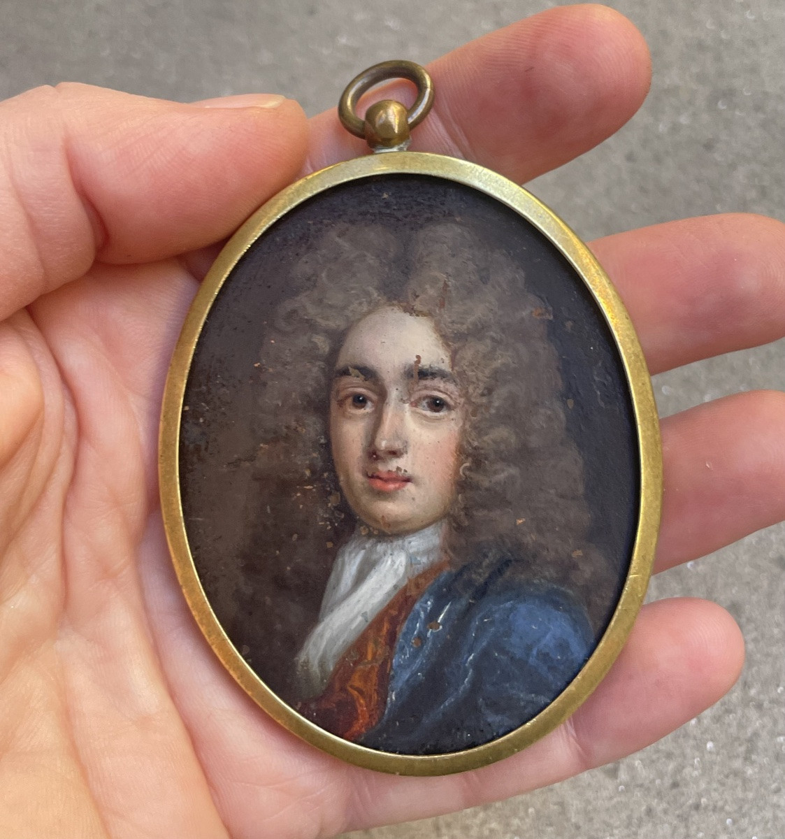 Ritratto d’uomo con parrucca, circa 1700–1710. Scuola del Nord, nel gusto di Gottfried Kneller -photo-3