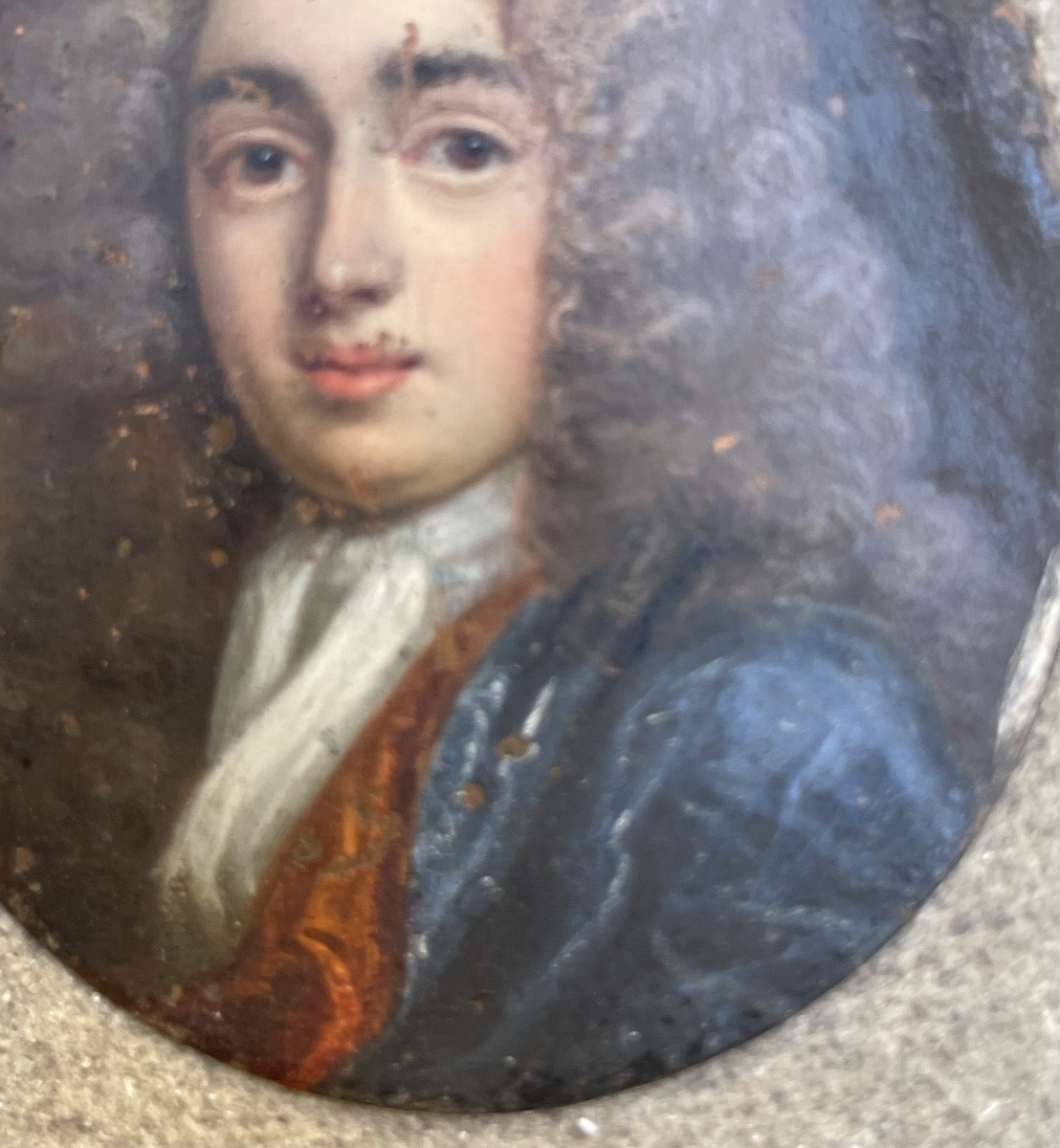 Ritratto d’uomo con parrucca, circa 1700–1710. Scuola del Nord, nel gusto di Gottfried Kneller -photo-5