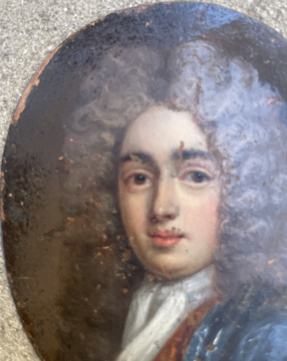 Ritratto d’uomo con parrucca, circa 1700–1710. Scuola del Nord, nel gusto di Gottfried Kneller -photo-6