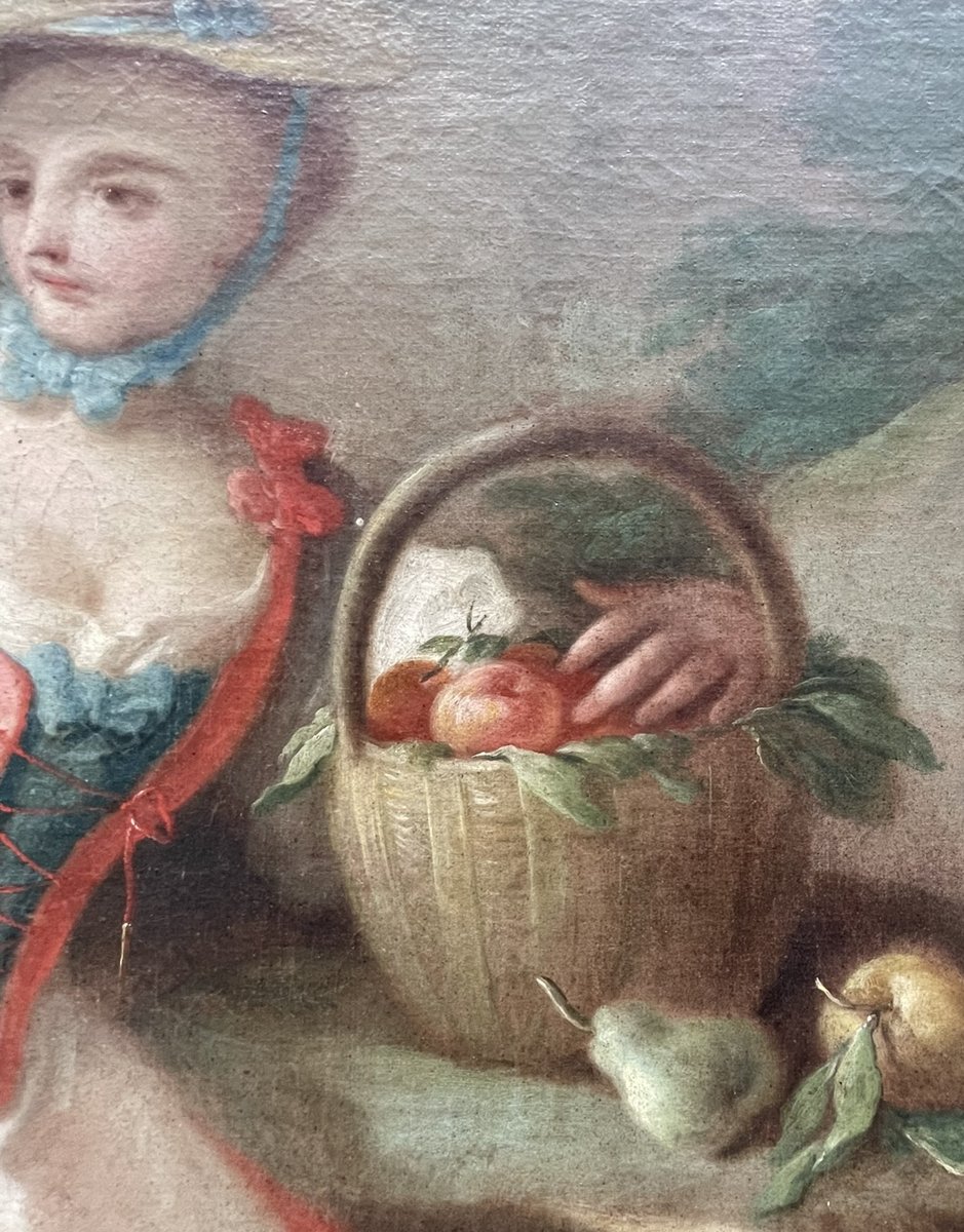 Scena Pastorale con figura in Costume Orientale. Scuola napoletana, Pietro Bardellino, ca 1760-photo-5