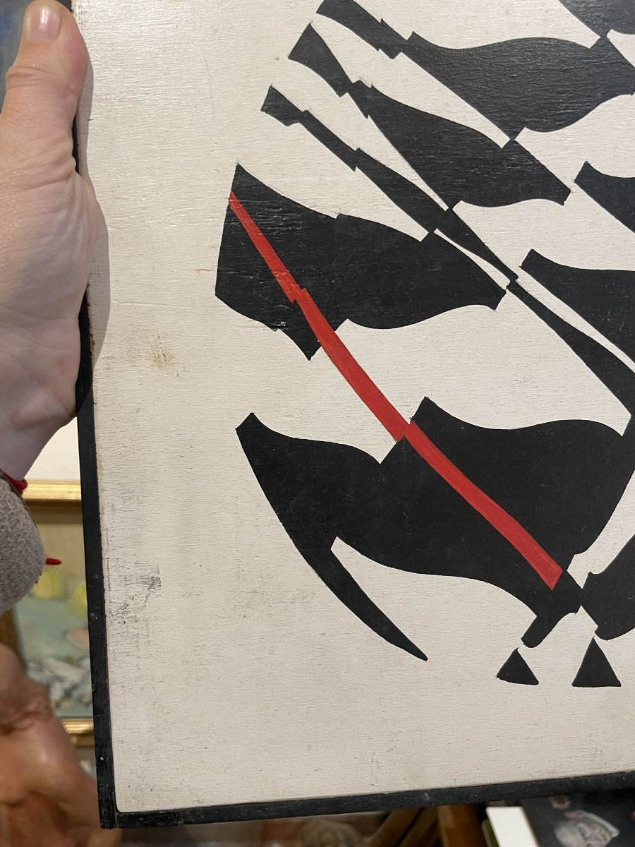 Astrazione ottica di Enrico Sirello, 1977 – Movimento italiano dell’Arte Programmata-photo-3