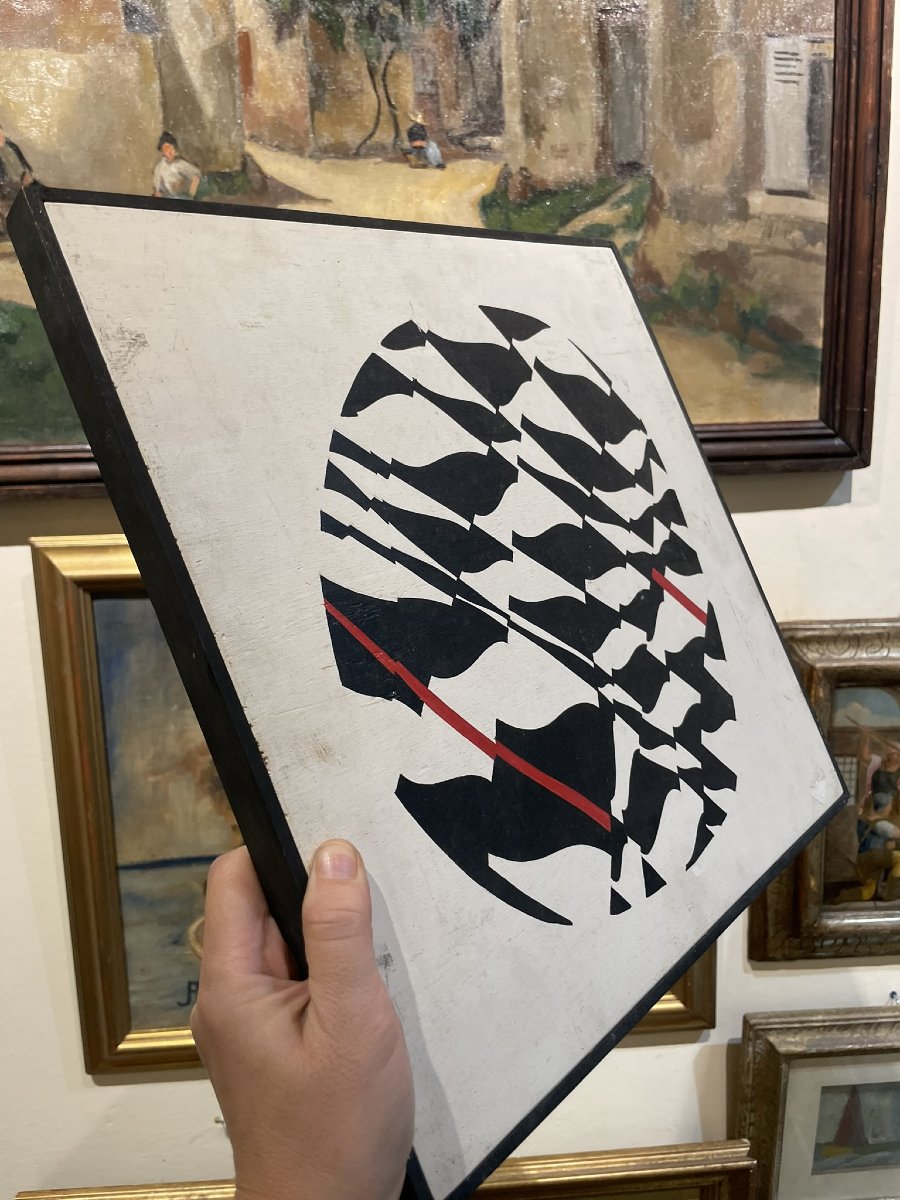 Astrazione ottica di Enrico Sirello, 1977 – Movimento italiano dell’Arte Programmata-photo-4