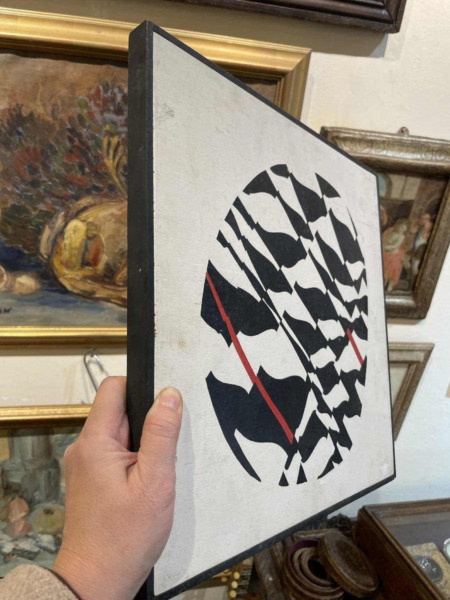 Astrazione ottica di Enrico Sirello, 1977 – Movimento italiano dell’Arte Programmata-photo-5