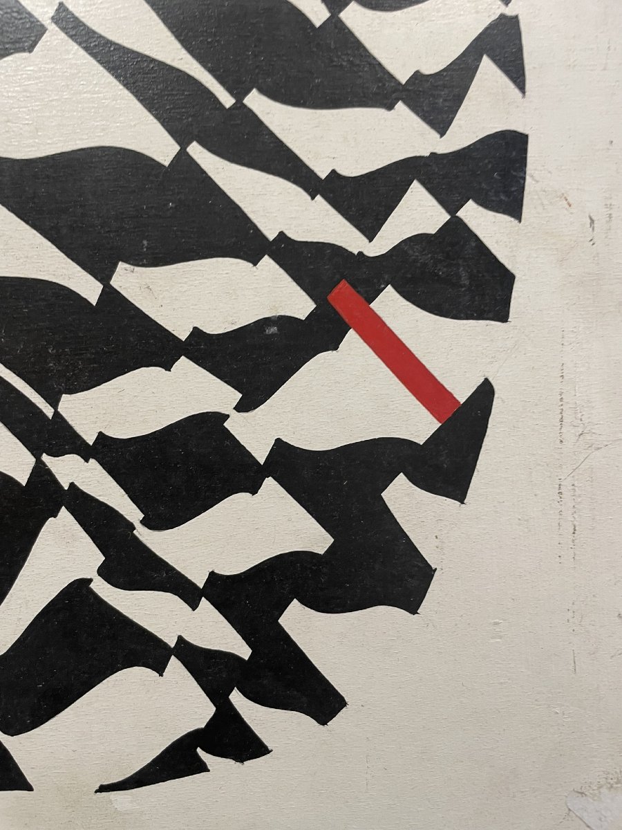 Astrazione ottica di Enrico Sirello, 1977 – Movimento italiano dell’Arte Programmata-photo-6