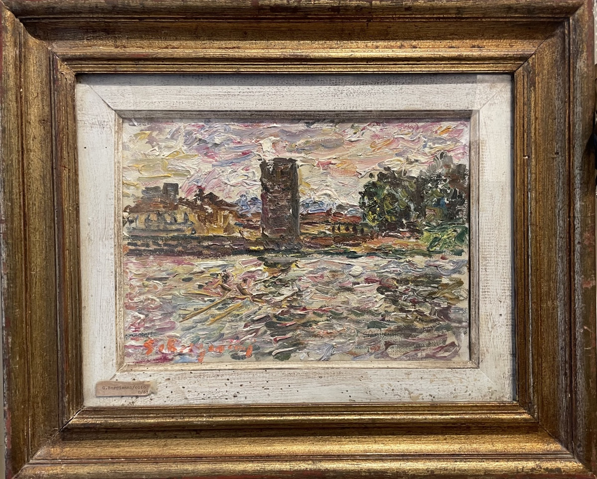 Veduta dell’Arno con il Torrino di Santa Rosa. Guido Borgianni