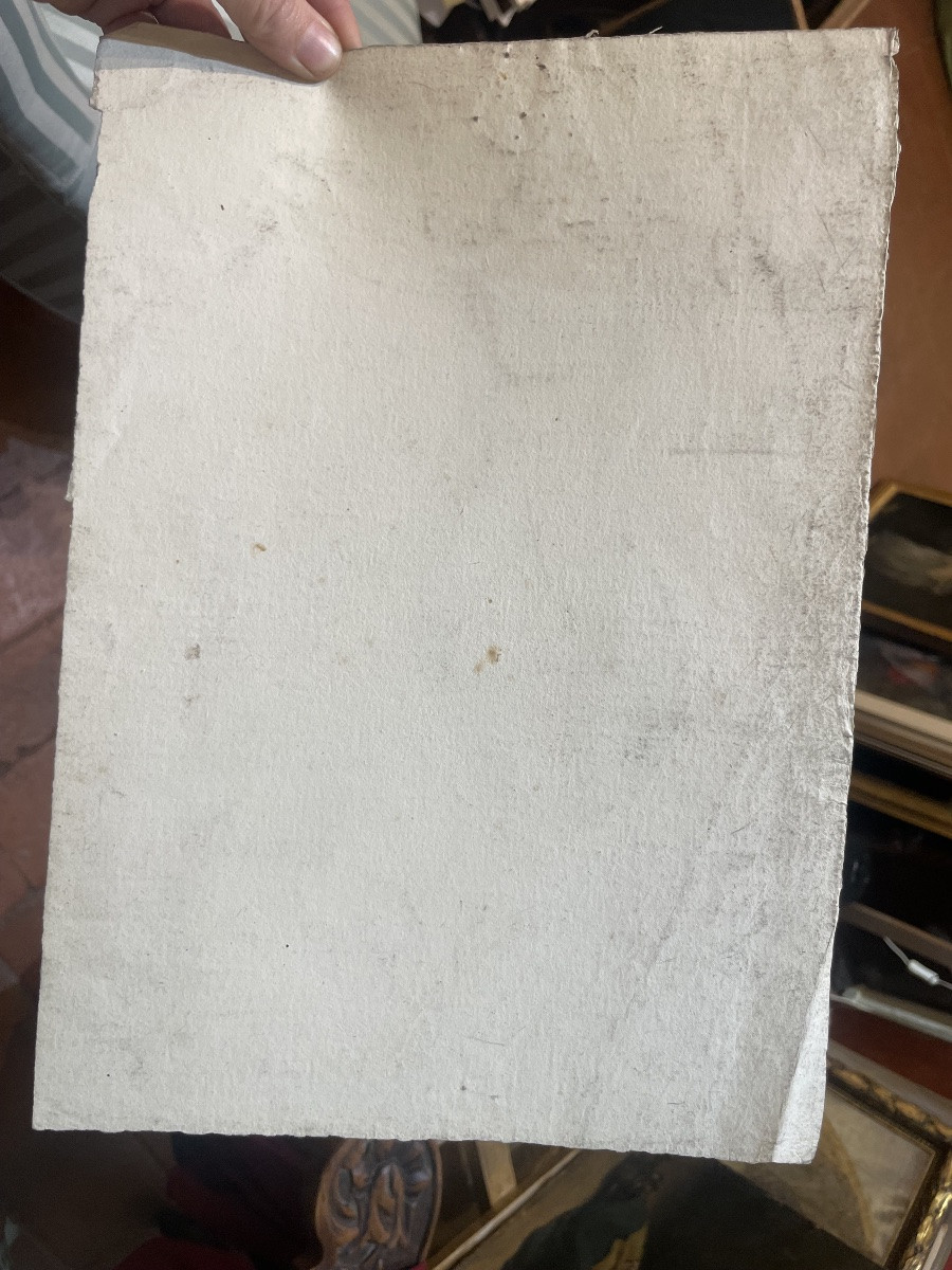 Studio accademico di mani che reggono un bastone, scuola toscana, cm 32 × 23-photo-3