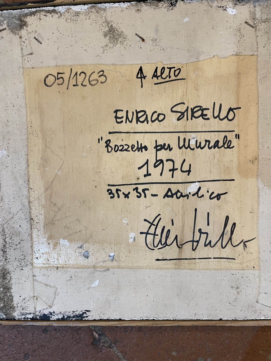 Astrazione ottica di Enrico Sirello, 1974 – Movimento italiano dell’Arte Programmata-photo-3