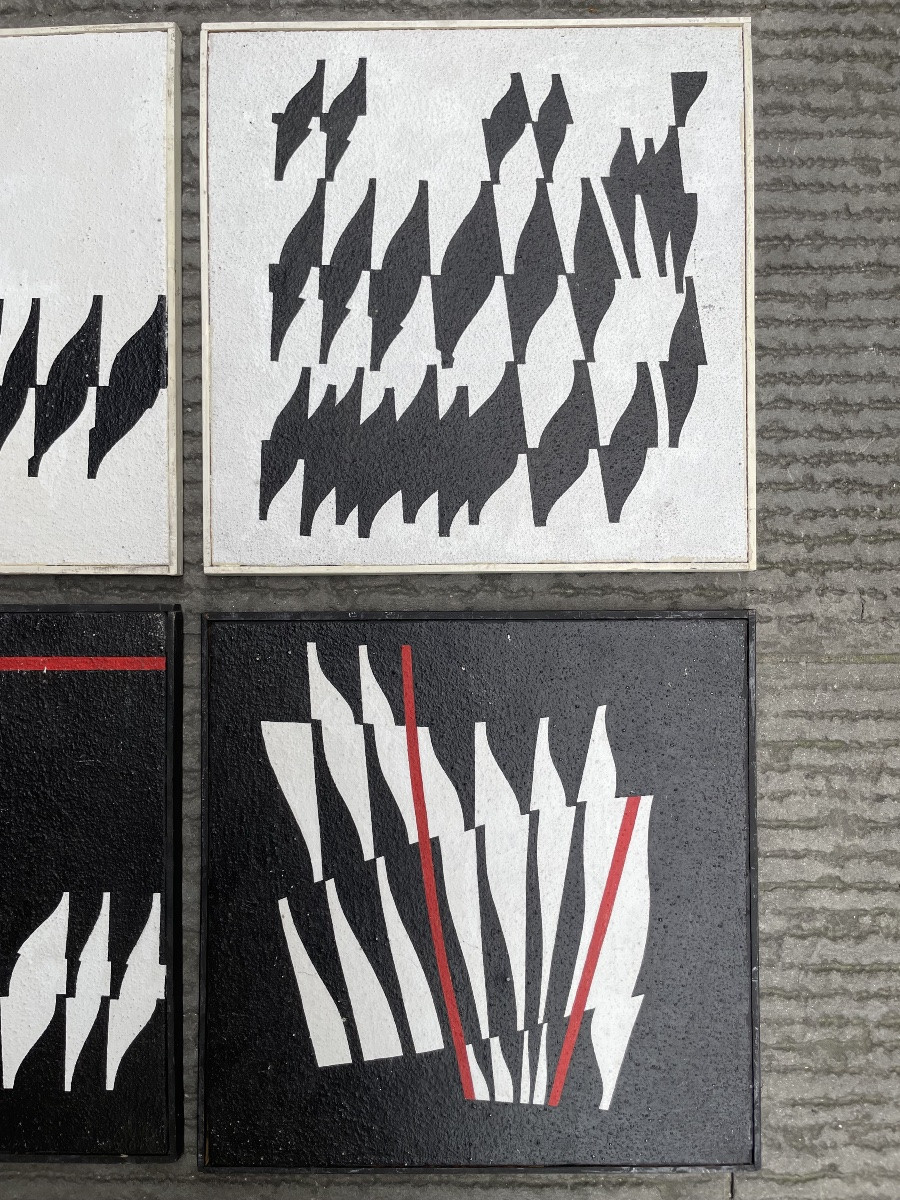 Astrazione ottica di Enrico Sirello, 1974 – Movimento italiano dell’Arte Programmata-photo-7