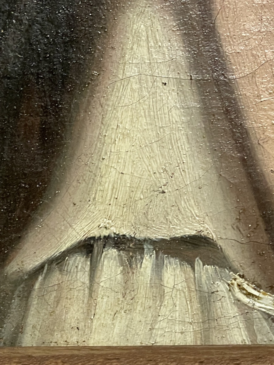 Studio di testa di giovane uomo, Francia circa 1820–1840, ambito accademico romantico-photo-3