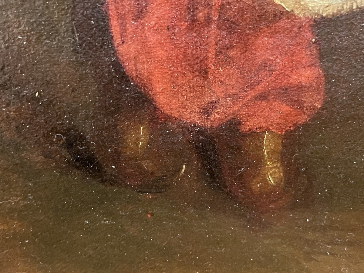 Ritratto romantico di donna in abito orientalista tra le rovine greche, ca. 1840-photo-7