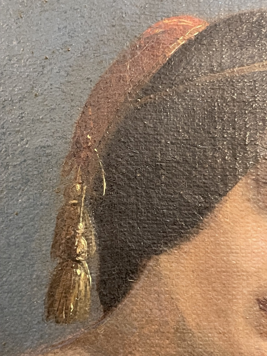 Ritratto romantico di donna in abito orientalista tra le rovine greche, ca. 1840-photo-8