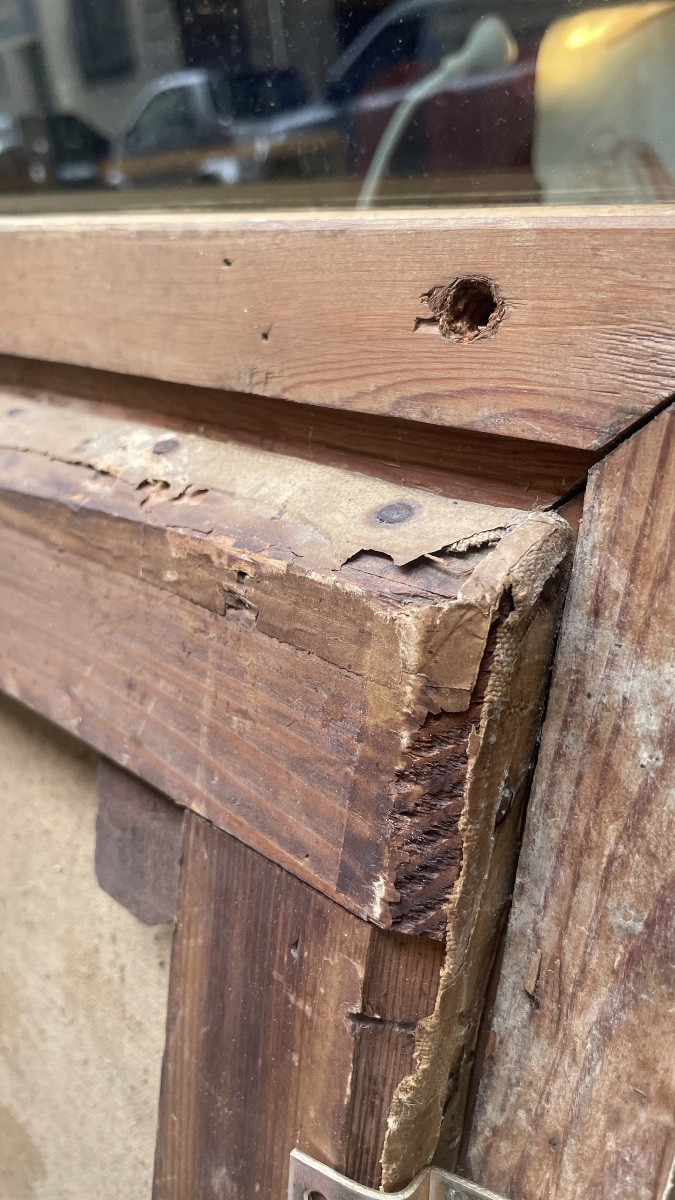 Scuola olandese, XVII secolo – Paesaggio montuoso e viandanti, ambito di Ruysdal-photo-4