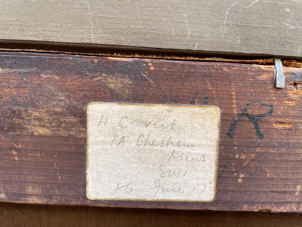 Gaspare Lopez, attrib. Natura morta con grande vaso e cascata di fiori nel giardino, ca.1720-photo-2