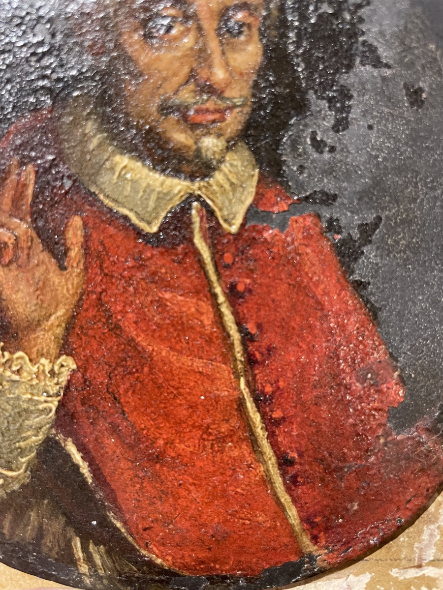 Ritratto su ardesia del papa Innocenzo XI (Benedetto Odescalchi), XVII secolo-photo-5