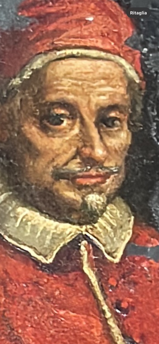 Ritratto su ardesia del papa Innocenzo XI (Benedetto Odescalchi), XVII secolo-photo-6