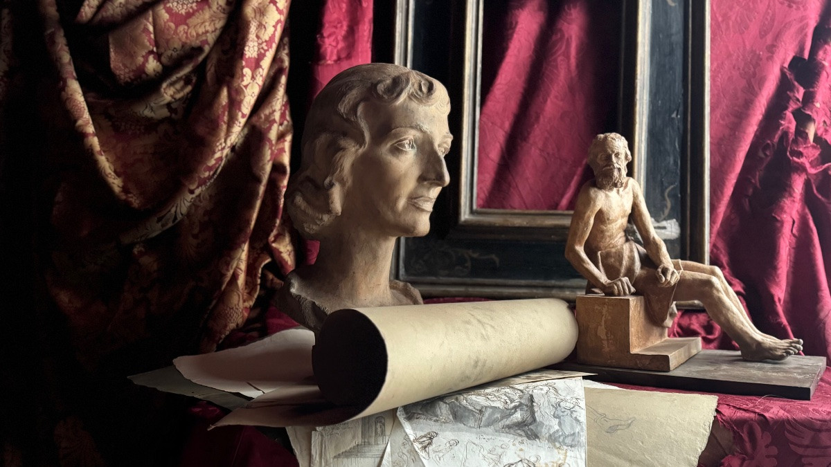 Giorgio Rossi (1892–1963) Ritratto femminile (moglie di Gianni Vagnetti), anni 1930 Terracotta -photo-2