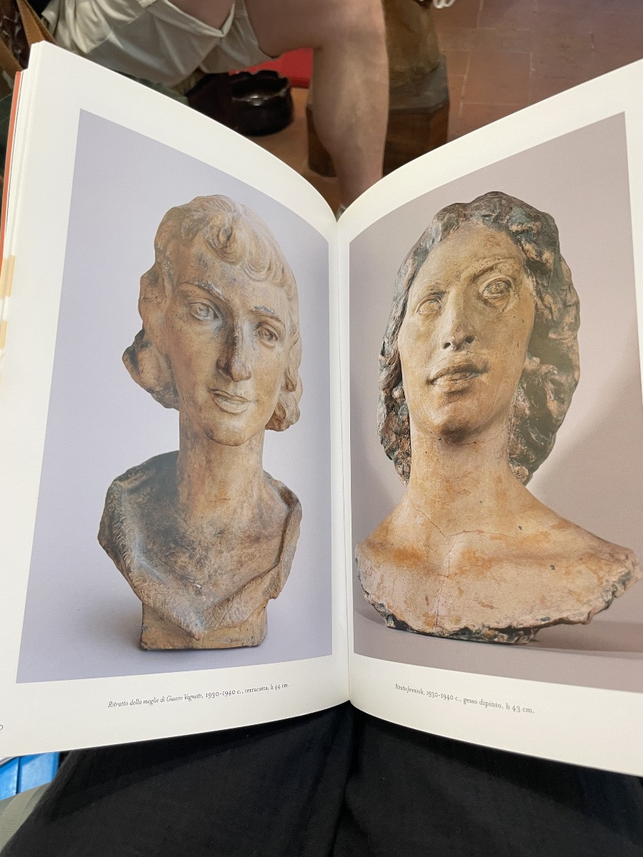 Giorgio Rossi (1892–1963) Ritratto femminile (moglie di Gianni Vagnetti), anni 1930 Terracotta -photo-3