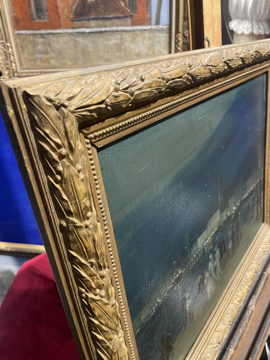 Veduta notturna di Venezia. Impressione. Gino Albieri (1881–1949)-photo-4