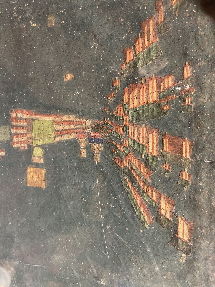 Veduta ottica illuminabile giorno/notte – Londra, Piazza della Borsa (Royal Exchange), ca. 1770-photo-3