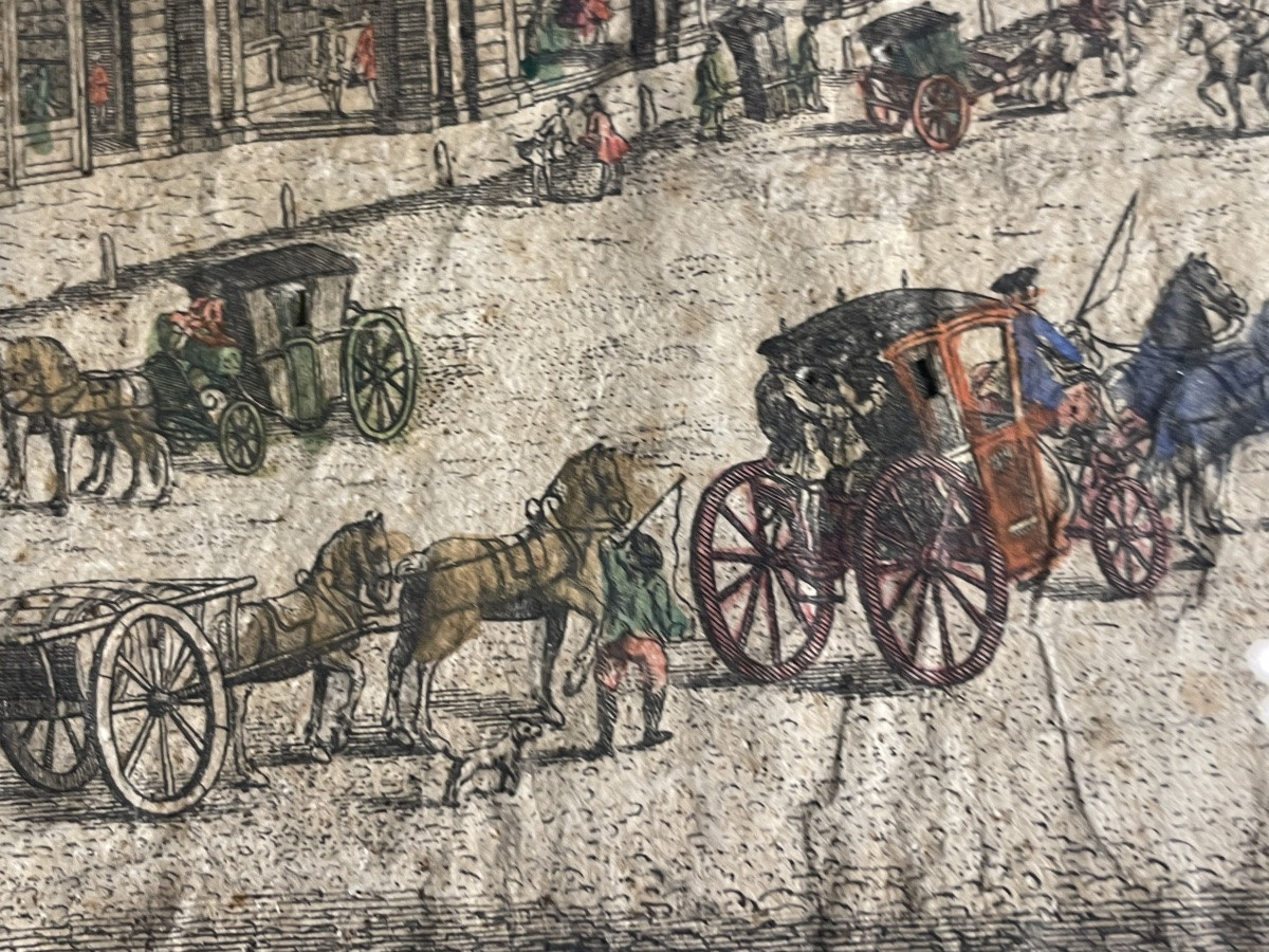 Veduta ottica illuminabile giorno/notte – Londra, Piazza della Borsa (Royal Exchange), ca. 1770-photo-7