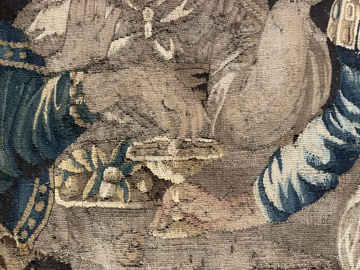 Tapisserie d’Aubusson représentant le Banquet de Cléopâtre et l’oreille de perle . Cm 240 x 200-photo-5