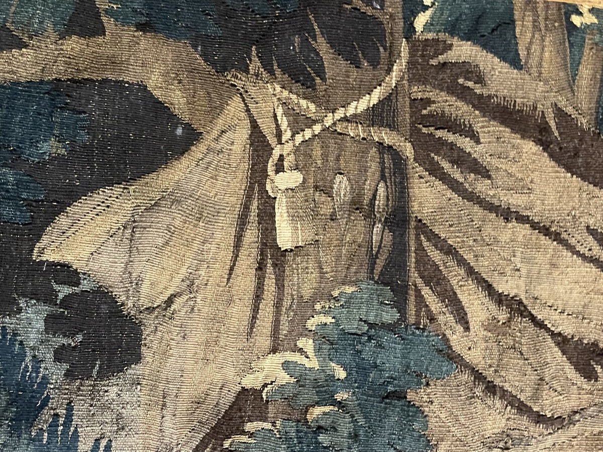 Tapisserie d’Aubusson représentant le Banquet de Cléopâtre et l’oreille de perle . Cm 240 x 200-photo-7