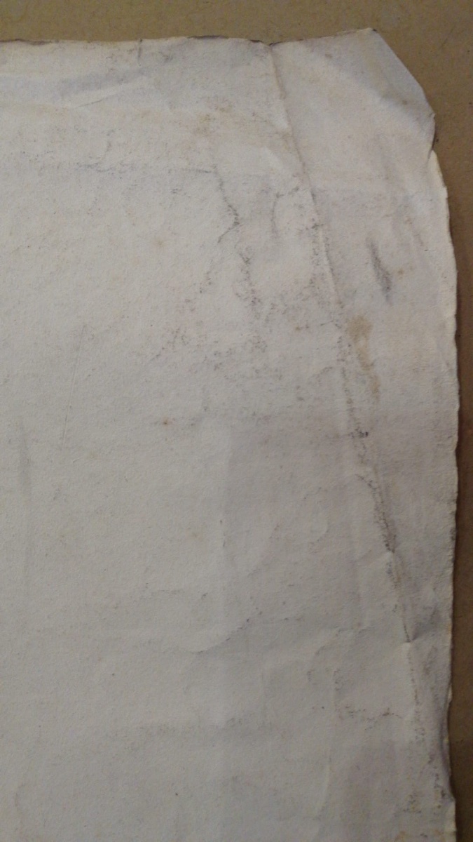 Testa di uomo anziano con lunga barba, di profilo, studio accademico, probabilmente Mosè. -photo-4