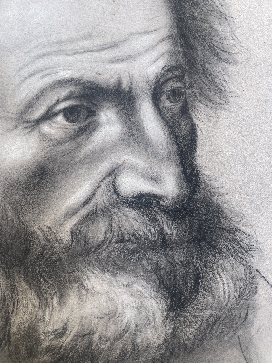 Disegno Ritratto del periodo del Risorgimento italiano, scuola italiana, metà del XIX secolo -photo-1