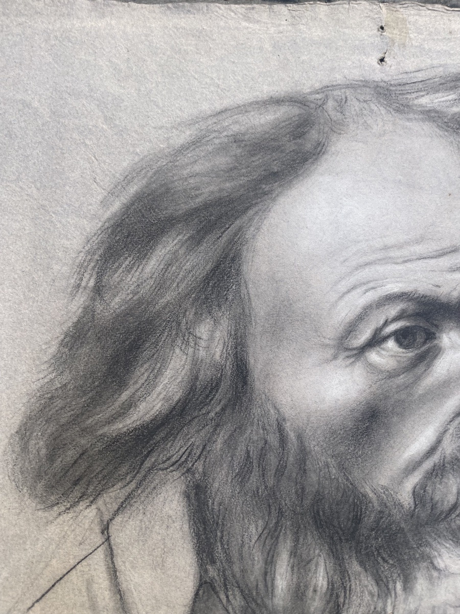 Disegno Ritratto del periodo del Risorgimento italiano, scuola italiana, metà del XIX secolo -photo-4