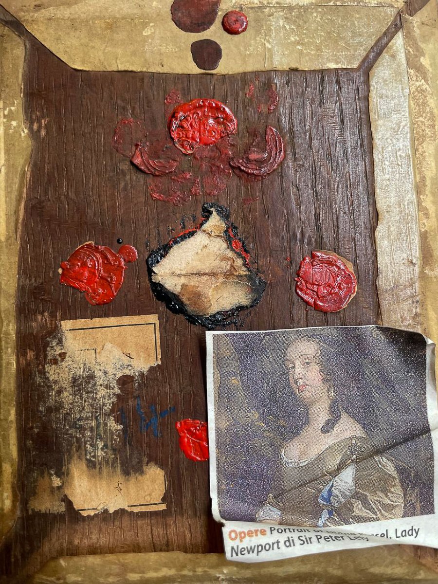 Ritratto di scuola olandese, circa 1670, giovane dama nel giardino davanti a balaustra-photo-5