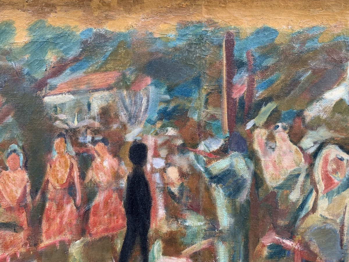 Tin Florias, Danza di Corfù, artista greco del XX secolo tra Grecia e Parigi  Danza di Corfù  -photo-3