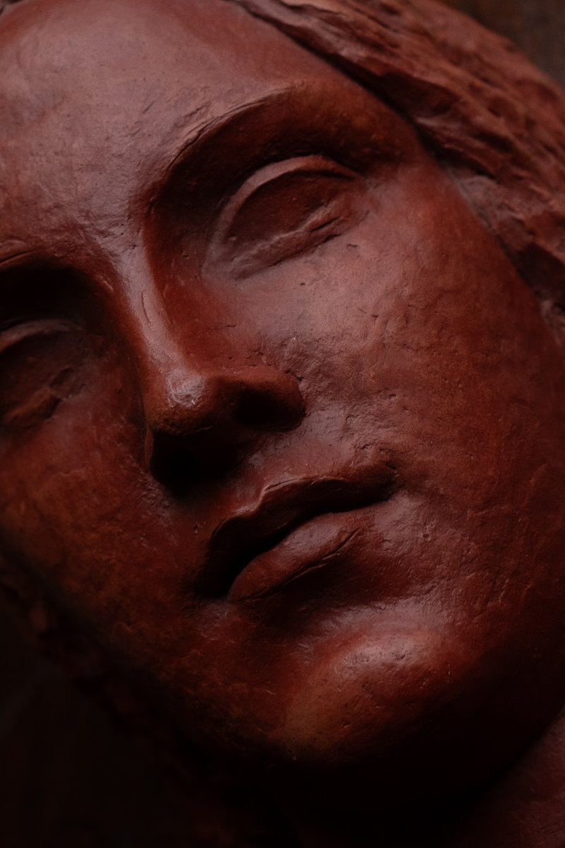 Giorgio Rossi Volto di donna, circa 1930–1940 Terracotta Altezza: 32 cm Firmata-photo-3