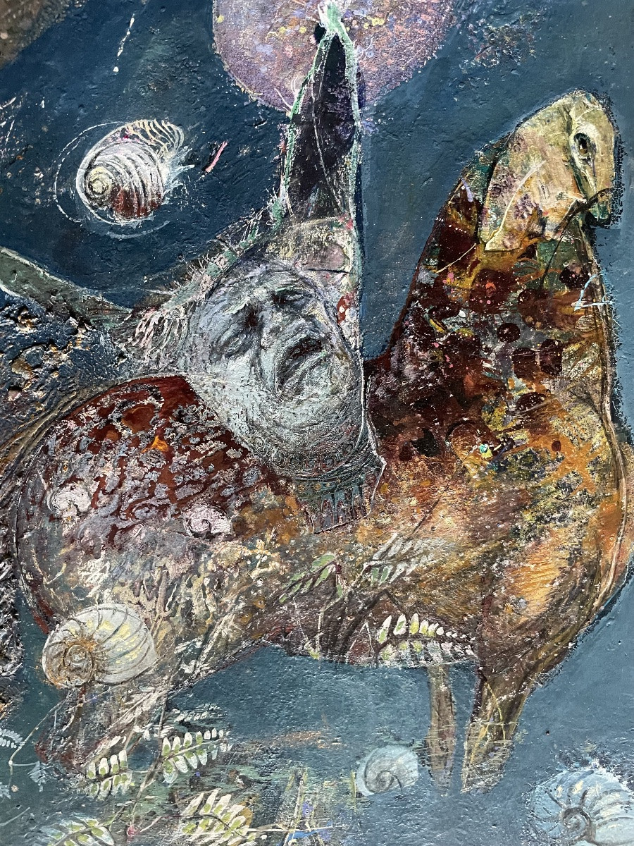 Ewa Adamowicz, Metamorfosi di centauro in un paesaggio fossile, Polonia, 1989  -photo-2